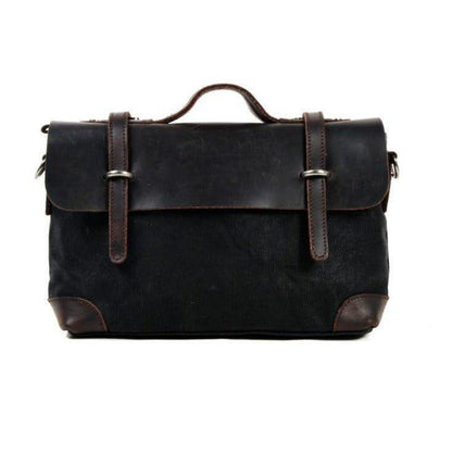 Woosir Retro Canvas Messenger Bag Briefcase Motorcycle Bags