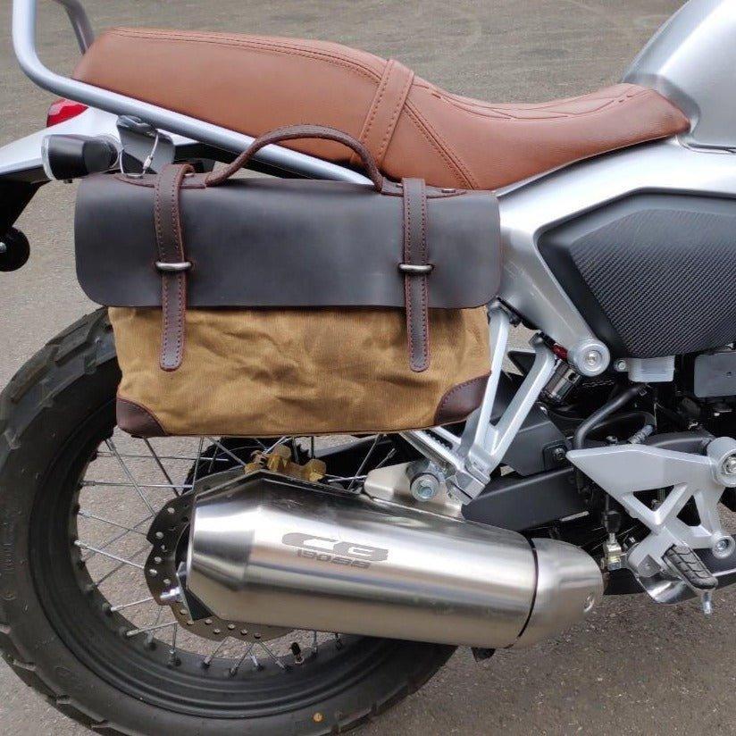 Woosir Retro Canvas Messenger Bag Briefcase Motorcycle Bags