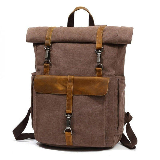 Retro Cotton Canvas Outdoor Backpack