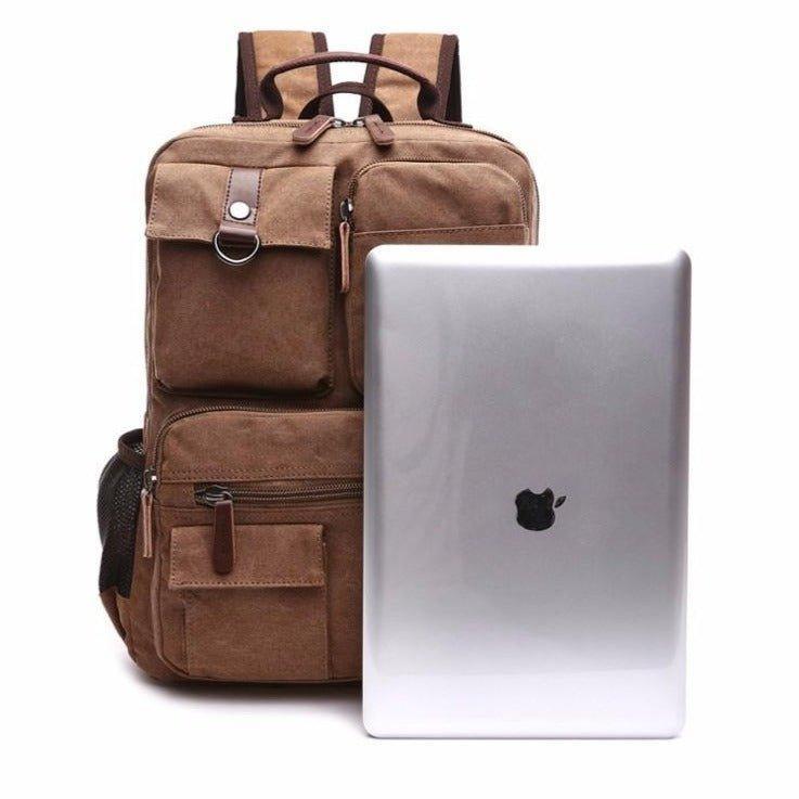 School Backpack Vintage Canvas Laptop Backpacks