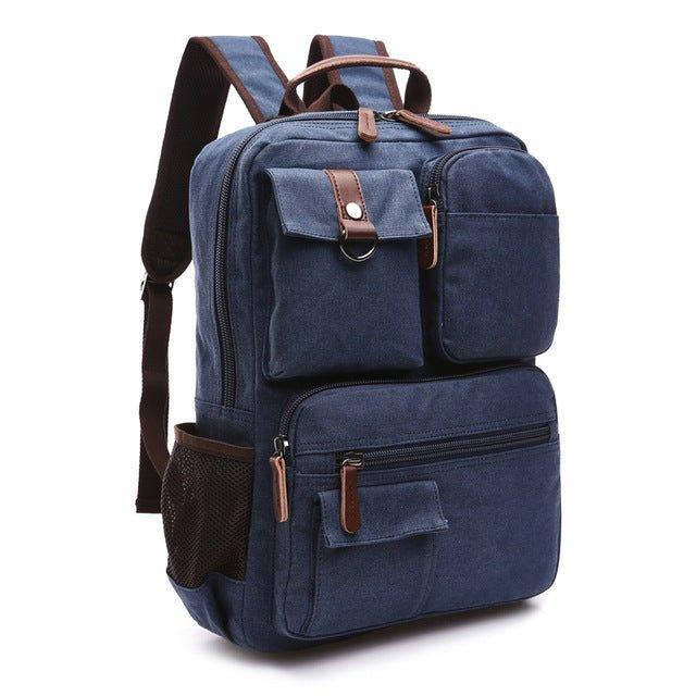 School Backpack Vintage Canvas Laptop Backpacks