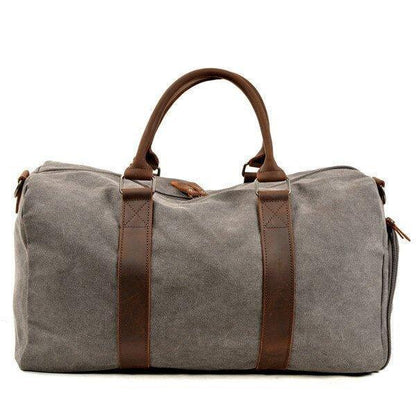 Waxed Canvas Duffle Bags with Shoe Compartment