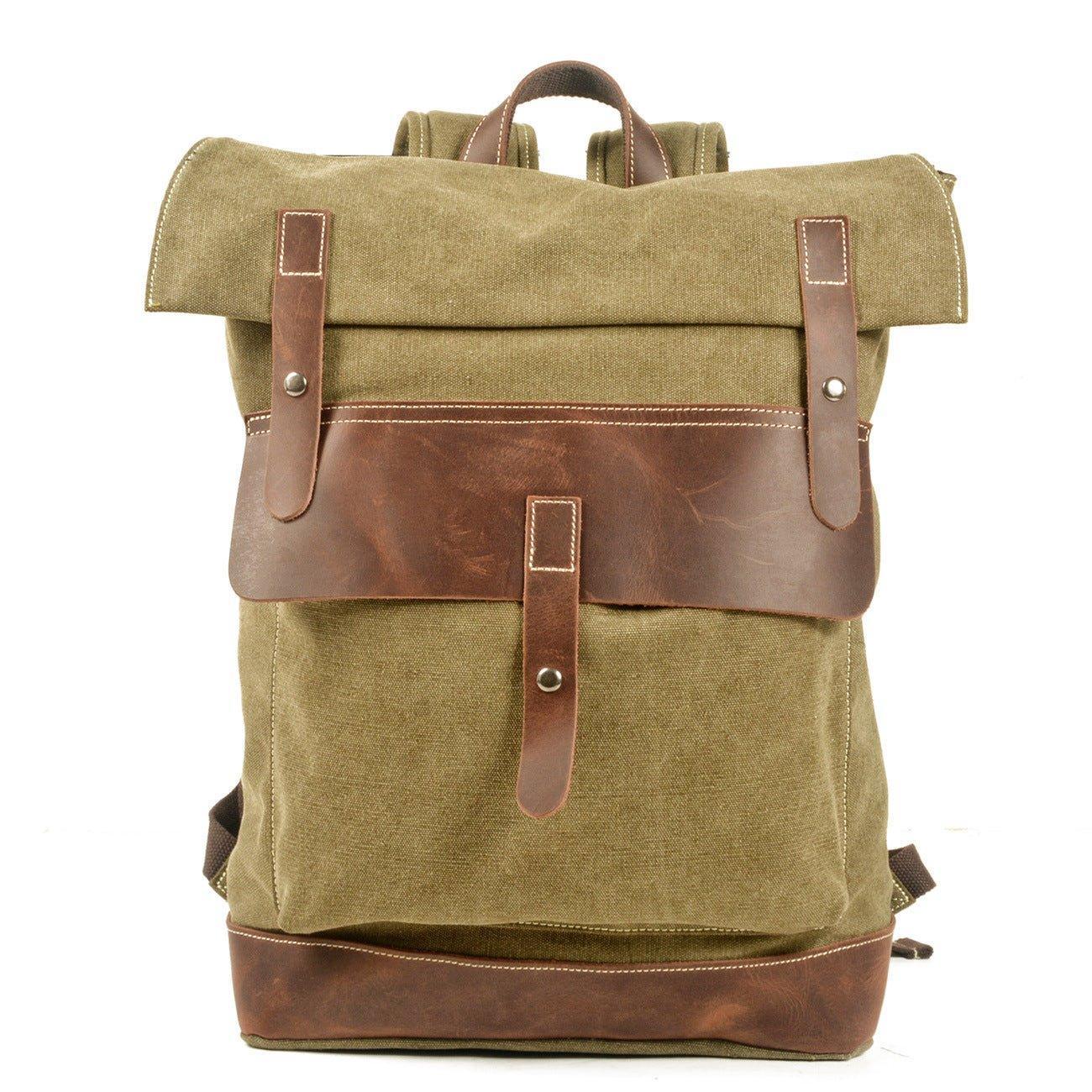 Vintage Backpack Canvas College Backpacks