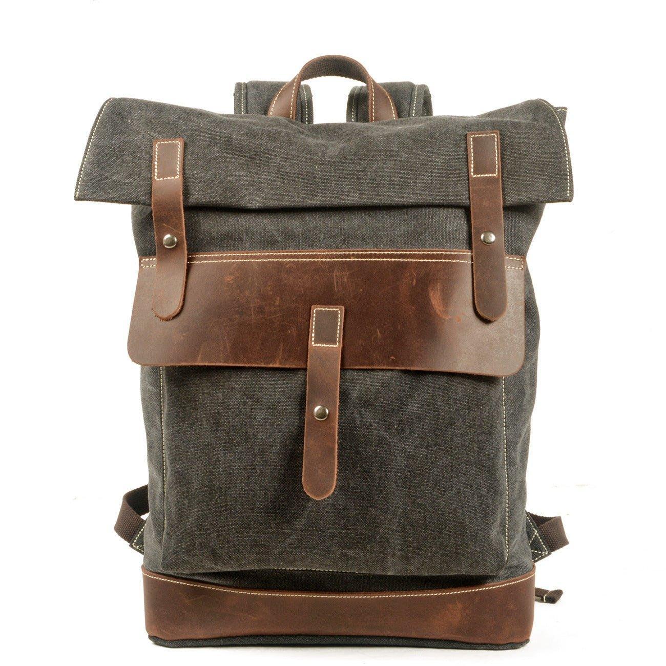 Vintage Backpack Canvas College Backpacks