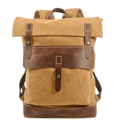 Vintage Backpack Canvas College Backpacks