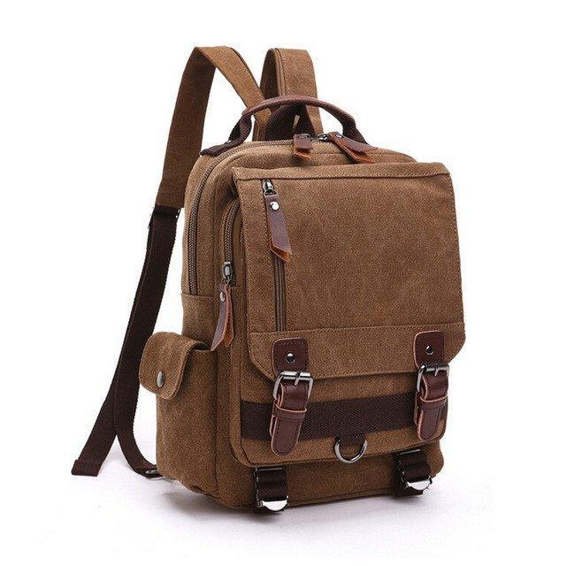 Vintage Canvas Messenger Sling Bag