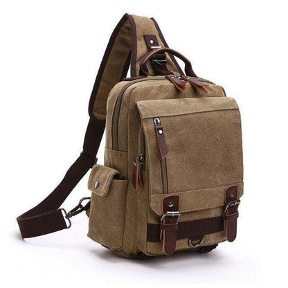 Vintage Canvas Messenger Sling Bag