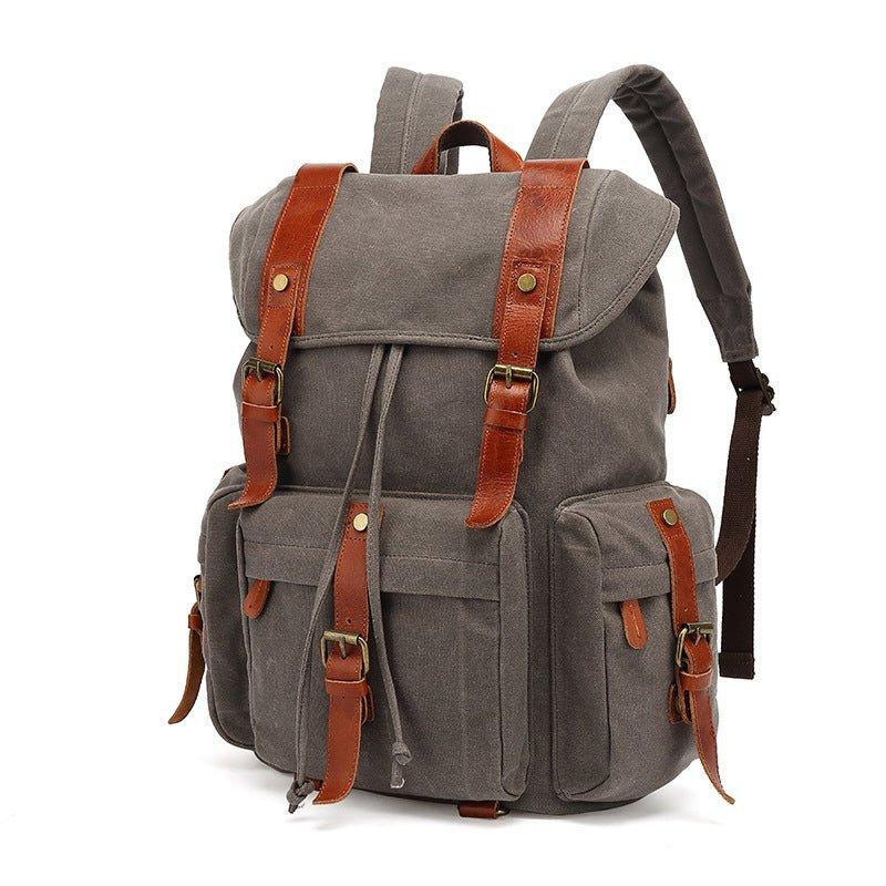 Vintage Wax Canvas Rucksack Backpack