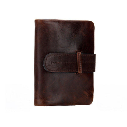 Woosir Vintage Cowhide Brushed Leather Wallet