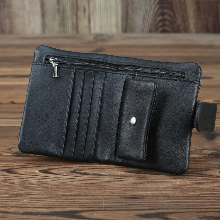 Woosir Vintage Cowhide Brushed Leather Wallet