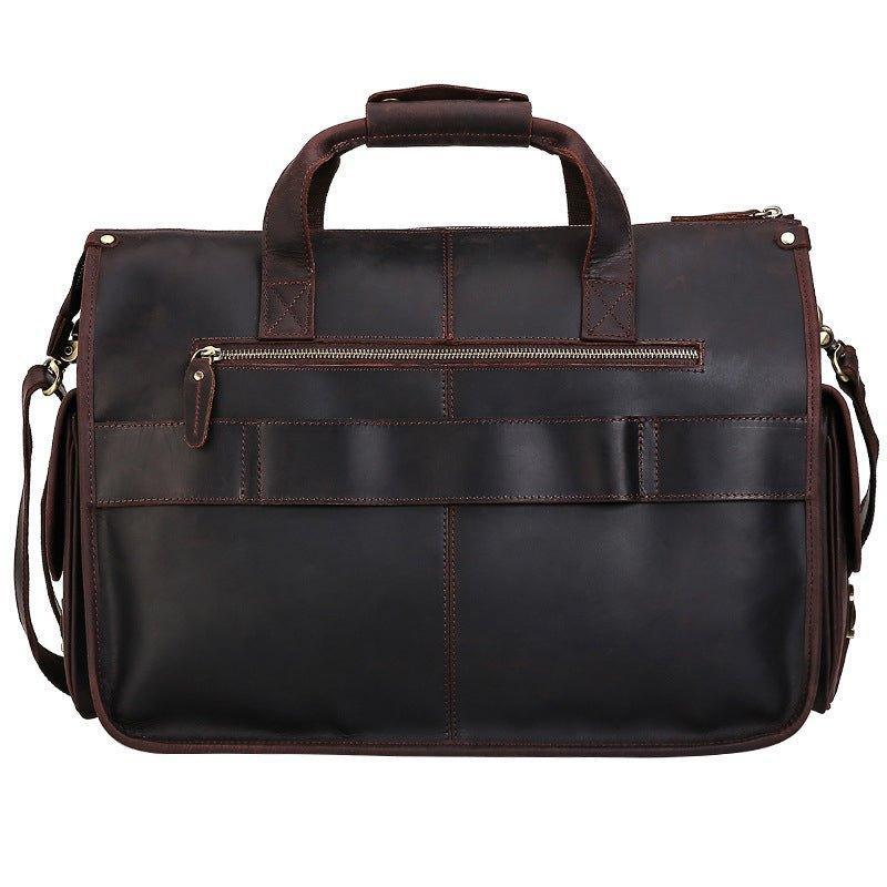 Woosir Vintage Handbag Mens Leather Briefcase