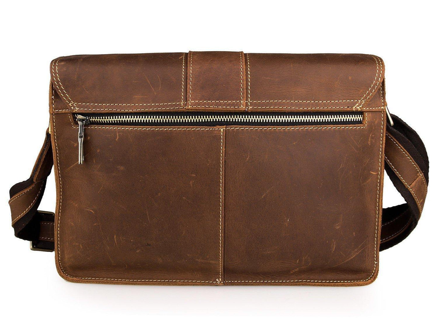 Woosir Vintage Leather Shoulder Bag Mens