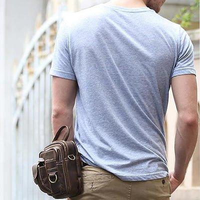 Woosir Vintage Men's Crossbody Shoulder Bag