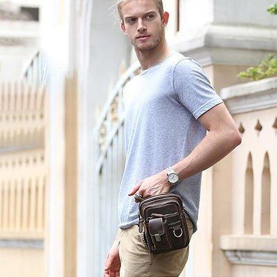 Woosir Vintage Men's Crossbody Shoulder Bag