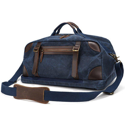 Waxed Canvas Weekender Duffle Bag Backpack