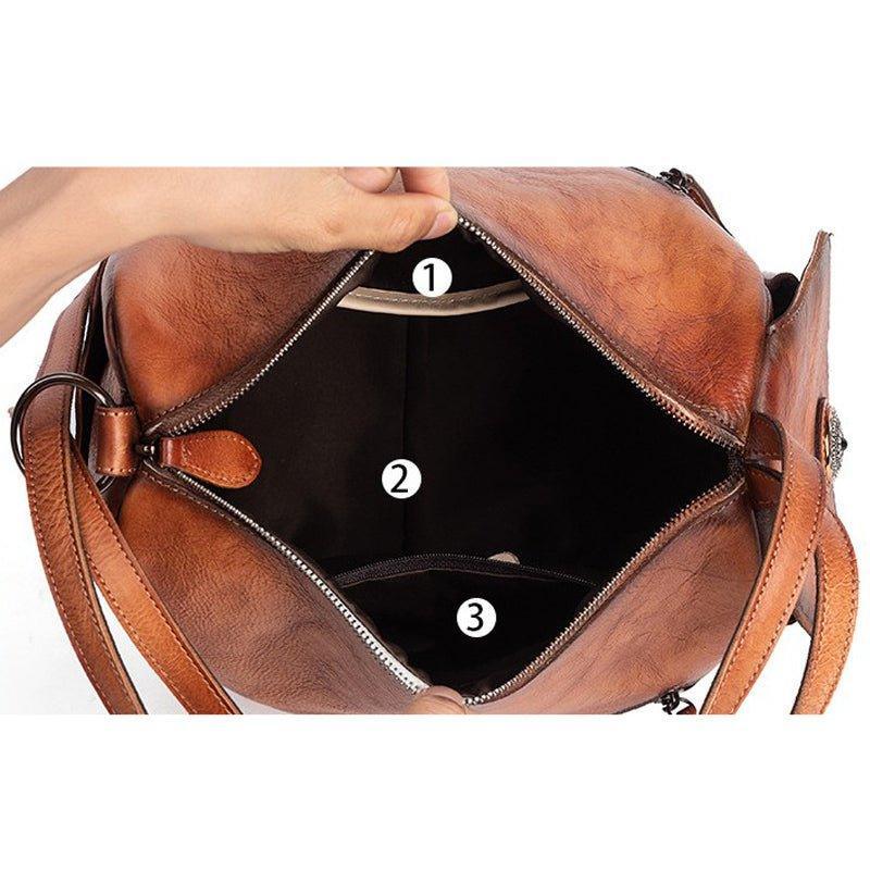 Small Leather Backpack Vintage