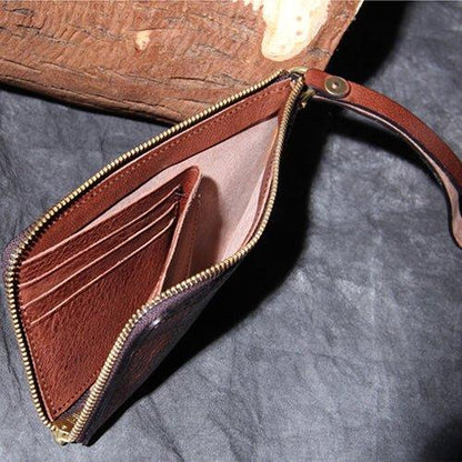 Woosir Wallets for Men Genuine Leather Retro