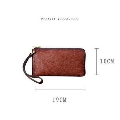 Woosir Wallets for Men Genuine Leather Retro