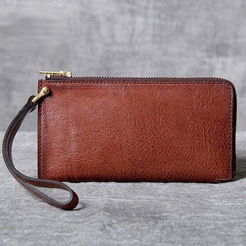 Woosir Wallets for Men Genuine Leather Retro