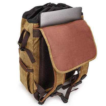 Woosir Waterproof Canvas Photography Men Travel Backpacks