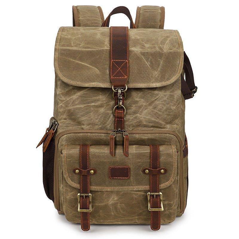 Woosir Waterproof Canvas Photography Men Travel Backpacks