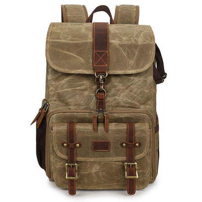 Woosir Waterproof Canvas Photography Men Travel Backpacks