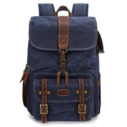 Woosir Waterproof Canvas Photography Men Travel Backpacks