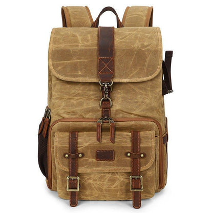 Woosir Waterproof Canvas Photography Men Travel Backpacks