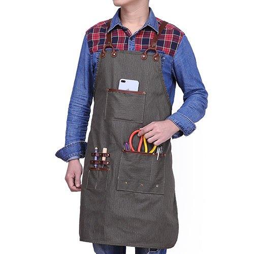 Woosir Waterproof Work Aprons With Pockets