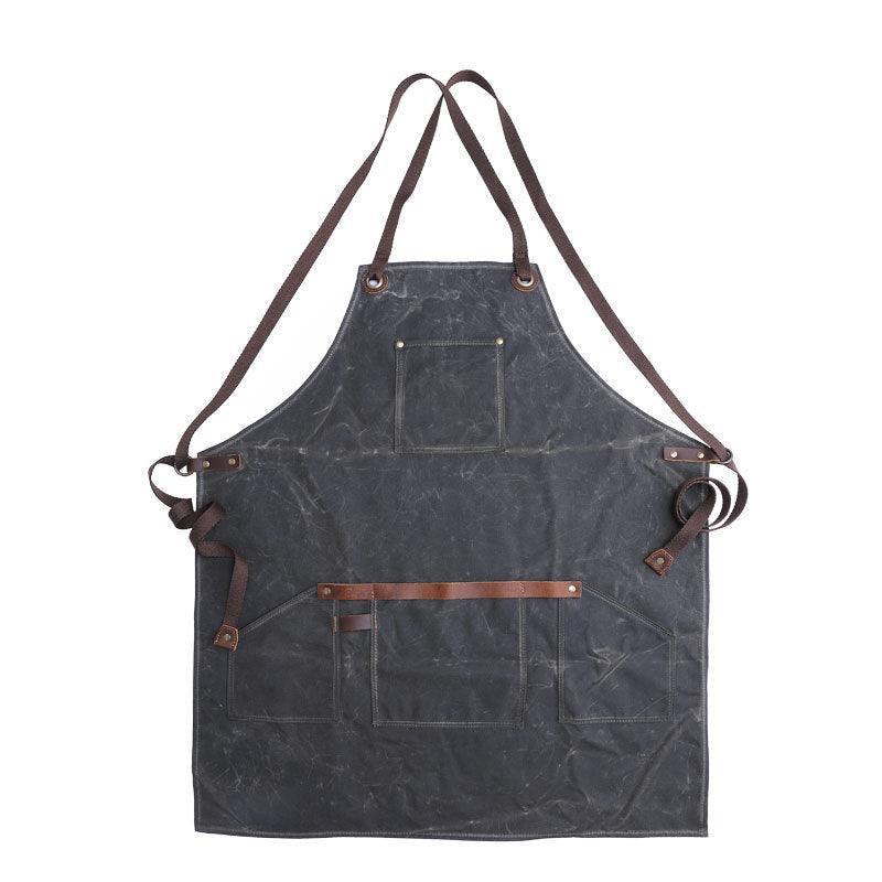 Woosir Waxed Canvas And Leather Apron