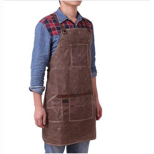 Woosir Waxed Canvas And Leather Apron