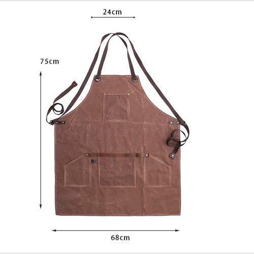 Woosir Waxed Canvas And Leather Apron