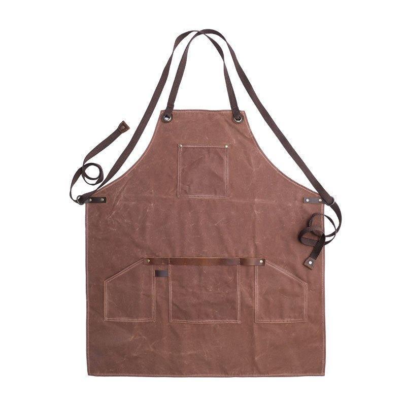 Woosir Waxed Canvas And Leather Apron