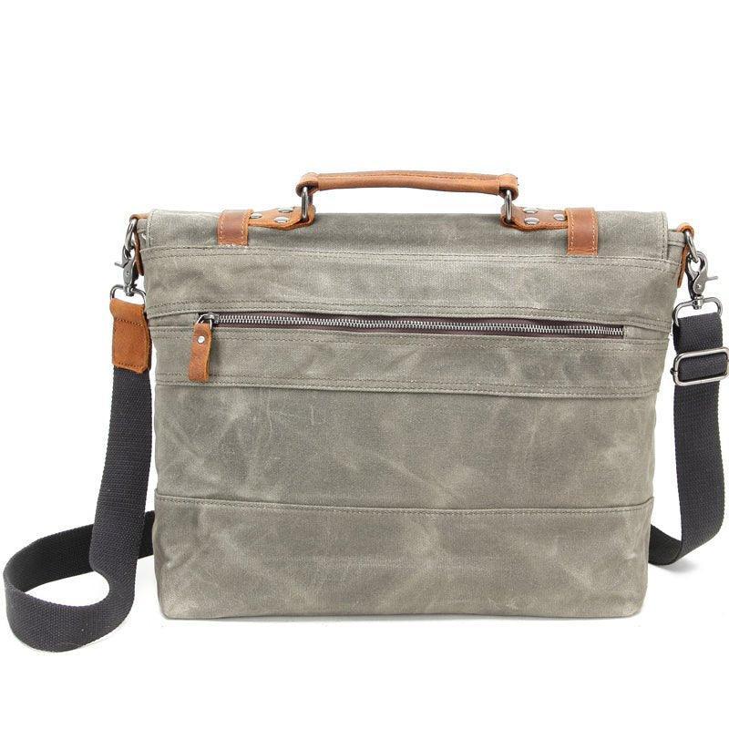 Mens Laptop Messenger Canvas Bag