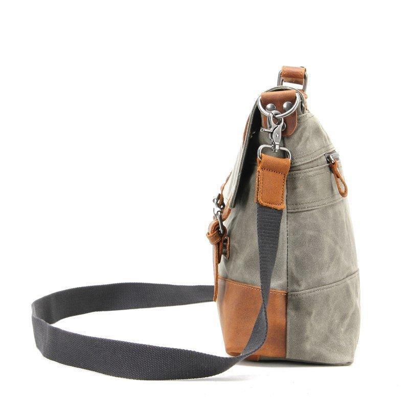 Mens Laptop Messenger Canvas Bag