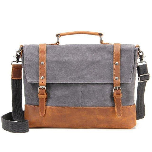 Mens Laptop Messenger Canvas Bag