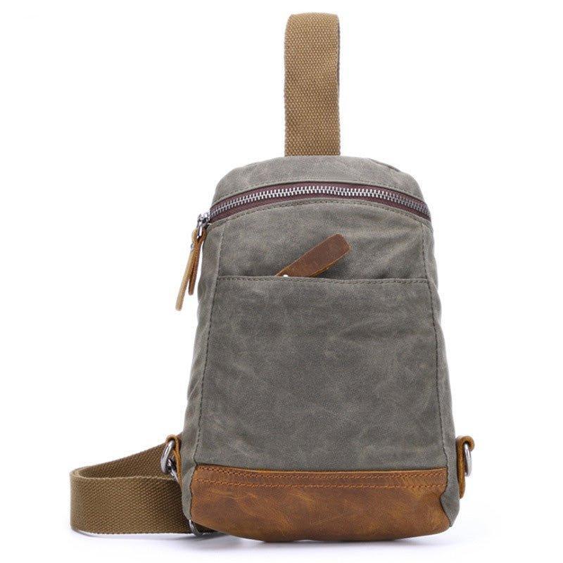 Woosir Waxed Canvas Crossbody Bag