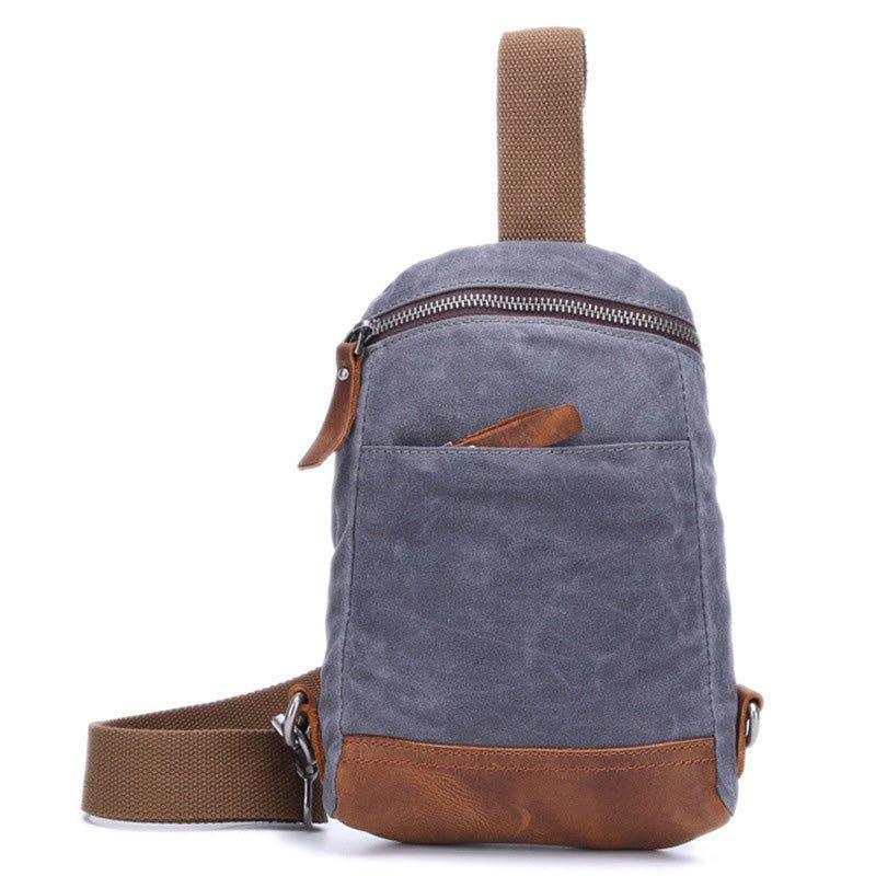 Woosir Waxed Canvas Crossbody Bag