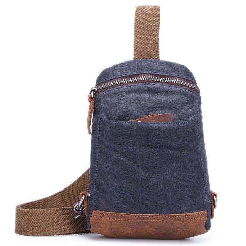 Woosir Waxed Canvas Crossbody Bag