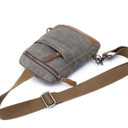 Woosir Waxed Canvas Crossbody Bag