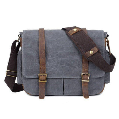 Woosir Waxed Canvas DSLR Camera Messenger Bag