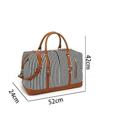 Weekend Duffle Bag Canvas Travel Bag