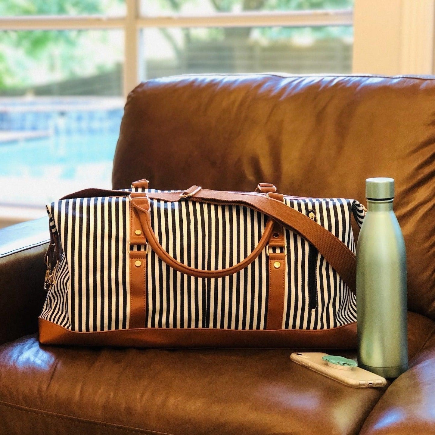 Weekend Duffle Bag Canvas Travel Bag