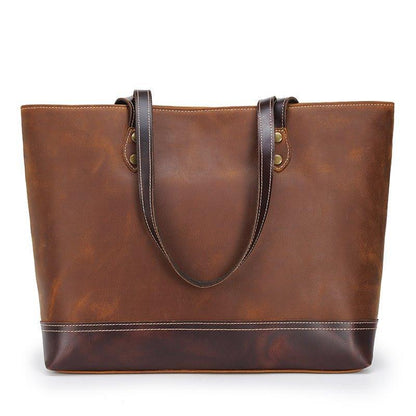 Woosir Women Leather Designer Tote Bag for work