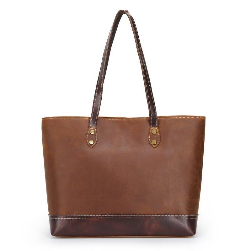 Woosir Women Leather Designer Tote Bag for work