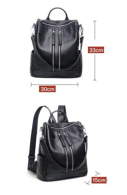 Woosir Womens Soft Real Leather Backpack Purse