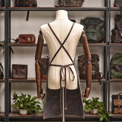 Woosir Work Apron With Pockets Cross Back Straps