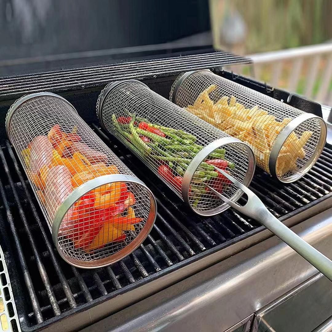 Libiyi Barbecue stainless steel wire mesh cylinder