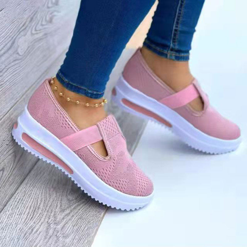 Libiyi spring new round toe platform women's sneakers - Libiyi
