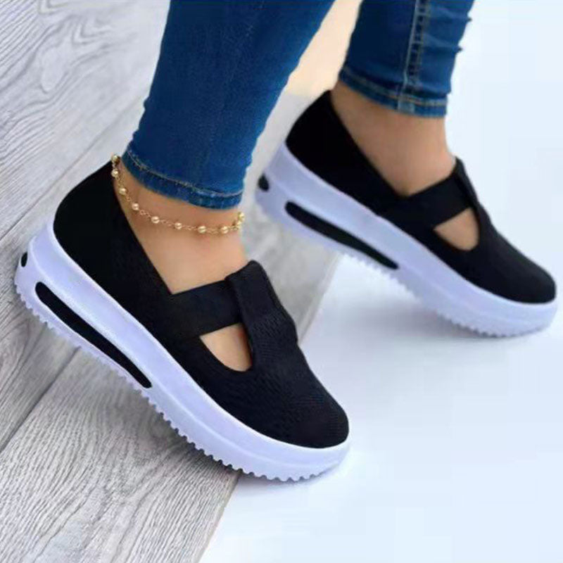 Libiyi spring new round toe platform women's sneakers - Libiyi